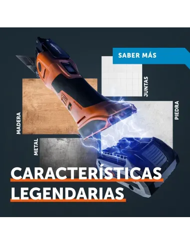 Multimaster FEIN con sistema StarlockPlus y potente batería de 4 Ah