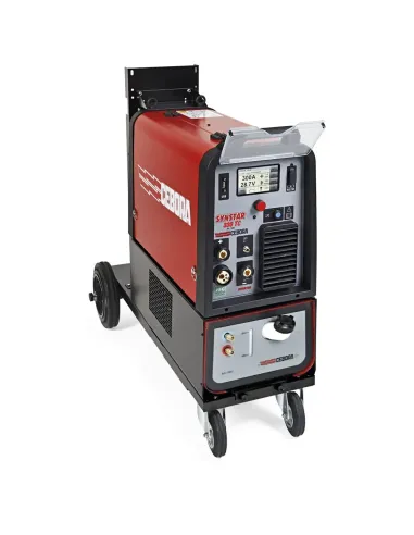 equipo MIG pulsado y doble pulsado trifásico Cebora 330A para uso industrial