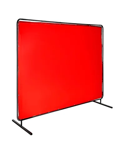 mampara SPM-Welding con cortina certificada EN ISO 25980 y kit de montaje