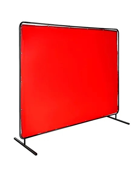 mampara SPM-Welding con cortina certificada EN ISO 25980 y kit de montaje