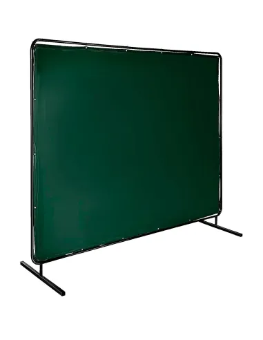 bastidor metálico SPM-Welding con cortina PVC para zonas de soldadura