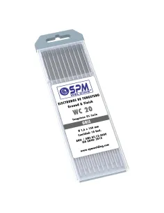 electrodo tungsteno gris 2% cerio para soldadura TIG de precisión