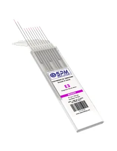electrodo tungsteno púrpura E3 para soldadura TIG profesional 2