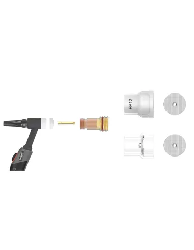 Montaje del sistema FRK en antorcha TIG