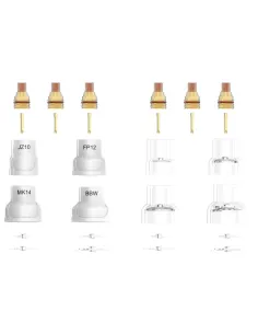 Kit TIG Parker FRK con toberas ceramica y cuarzo 2