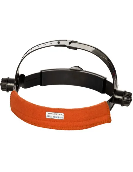 Banda antisudor ignífuga Weldas de 22 cm para pantalla de soldadura