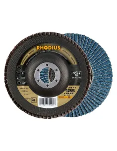 Disco de láminas RHODIUS LSZ F1 Ø125 mm para acero e inoxidable