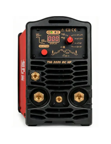 frontal equipo inverter TIG 2225 Elettro CF para soldadura en obra y taller