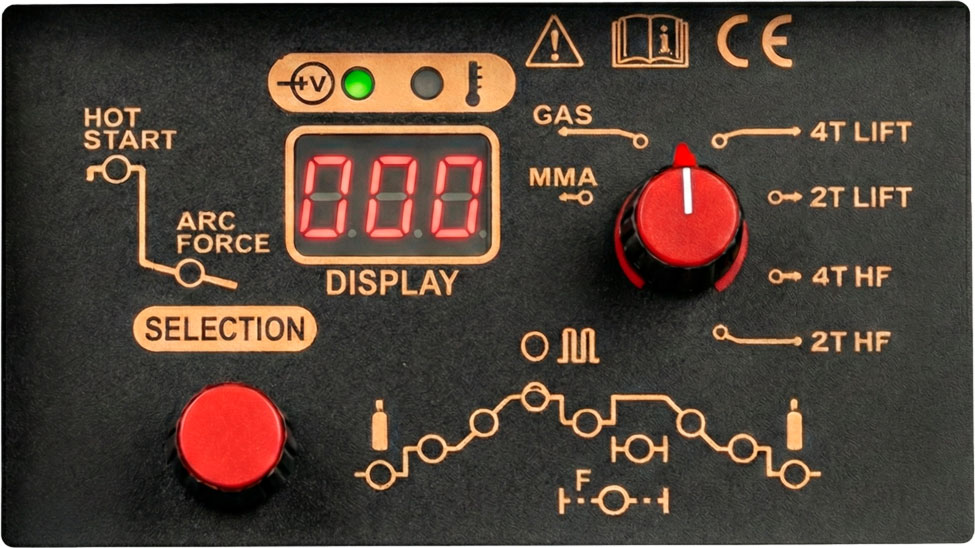Panel de control TIG ELETTRO